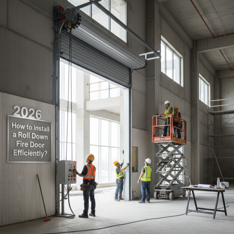 2026 How to Install a Roll Down Fire Door Efficiently?
