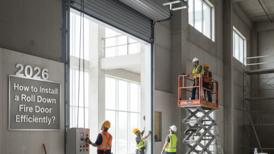 2026 How to Install a Roll Down Fire Door Efficiently?