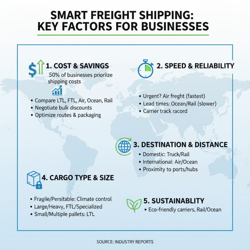 How to Choose the Right Freight Shipping Options for Your Business?