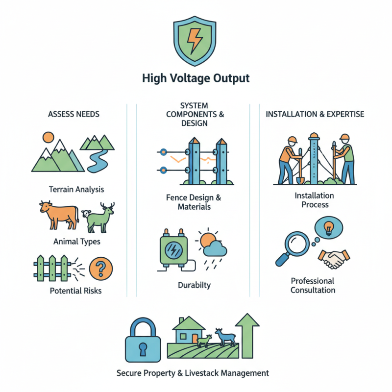 How to Choose a High Voltage Output Electric Fence System?