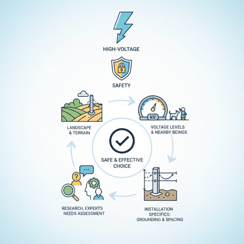 How to Choose a High Voltage Output Electric Fence for Safety?