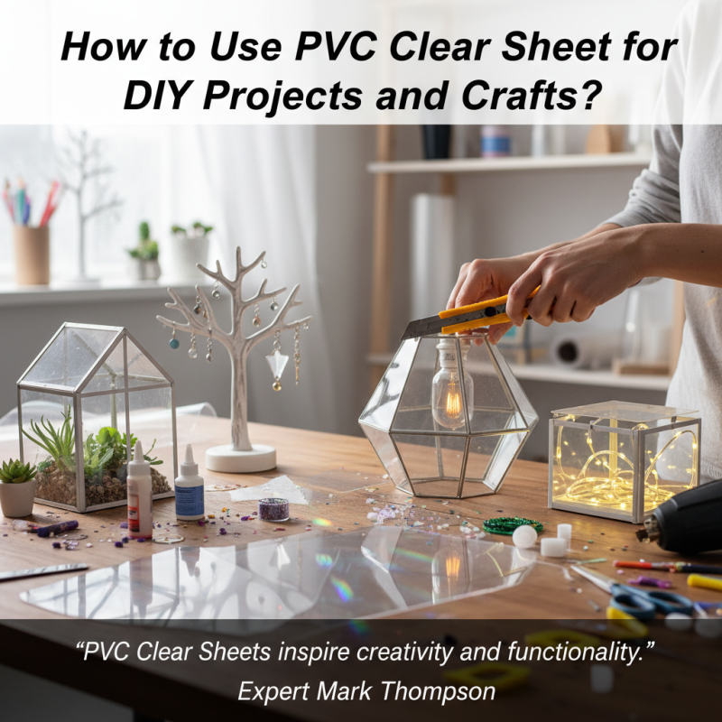 How to Use PVC Clear Sheet for DIY Projects and Crafts?