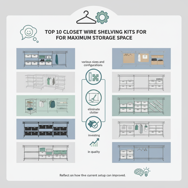 Top 10 Closet Wire Shelving Kits for Maximum Storage Space?