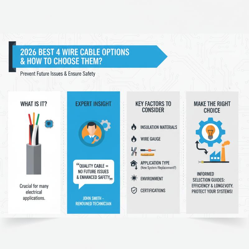 2026 Best 4 Wire Cable Options and How to Choose Them?