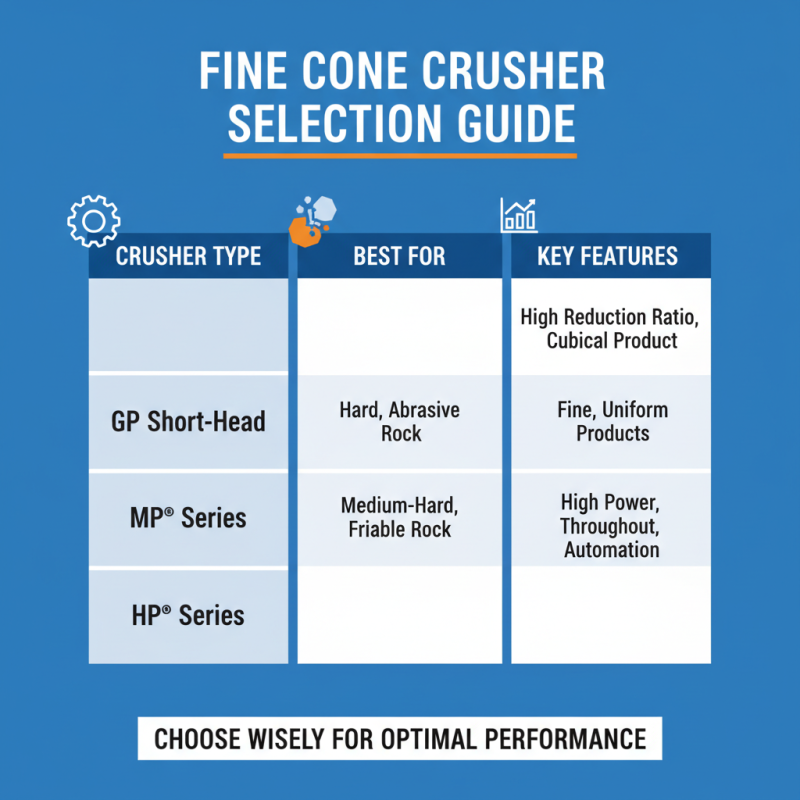 10 Essential Tips for Choosing the Right Fine Cone Crusher for Your Needs?