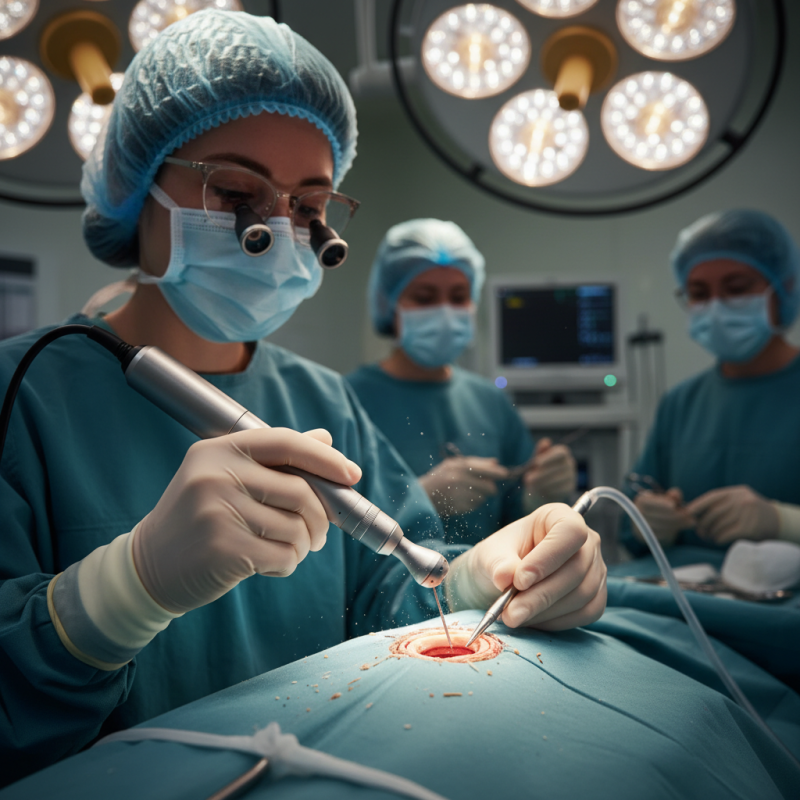 What is a neuro surgical drill and how is it used?