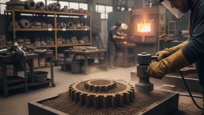 What is the sand molding process and how is it used?