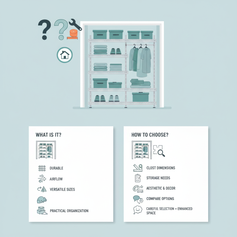 What is Closet Wire Shelving Kits and How to Choose One?