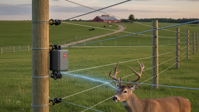 What is a high voltage output electric fence and how does it work?
