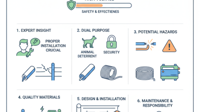 How to Set Up a High Voltage Output Electric Fence Safely?