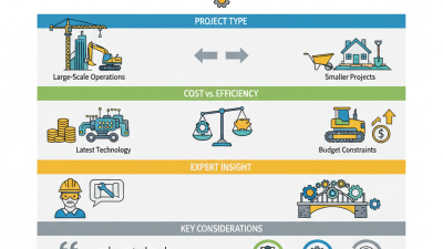 2026 How to Choose the Right Construction Equipment and Machinery?