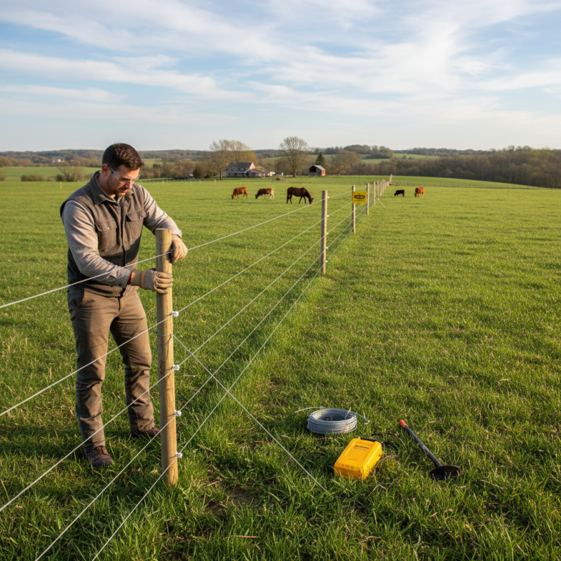 How to Install a High Voltage Output Electric Fence Safely?