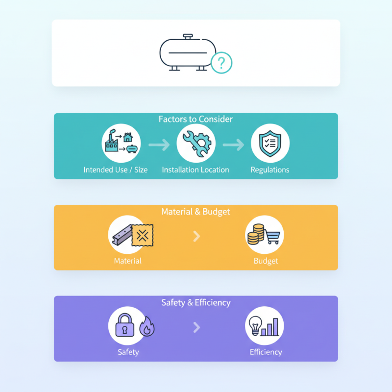 How to Choose the Right LPG Storage Tank for Your Needs?