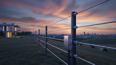What is a high voltage output electric fence and how does it work?