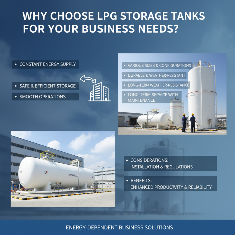 Why Choose LPG Storage Tanks for Your Business Needs?