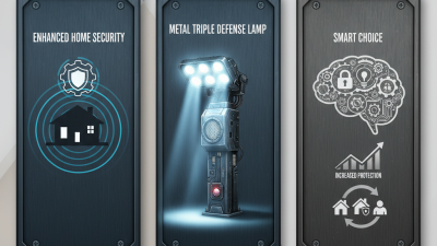 Why Choose a Metal Triple Defense Lamp for Enhanced Home Security?
