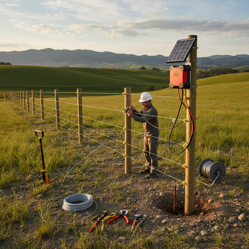 How to Install a High Voltage Output Electric Fence?