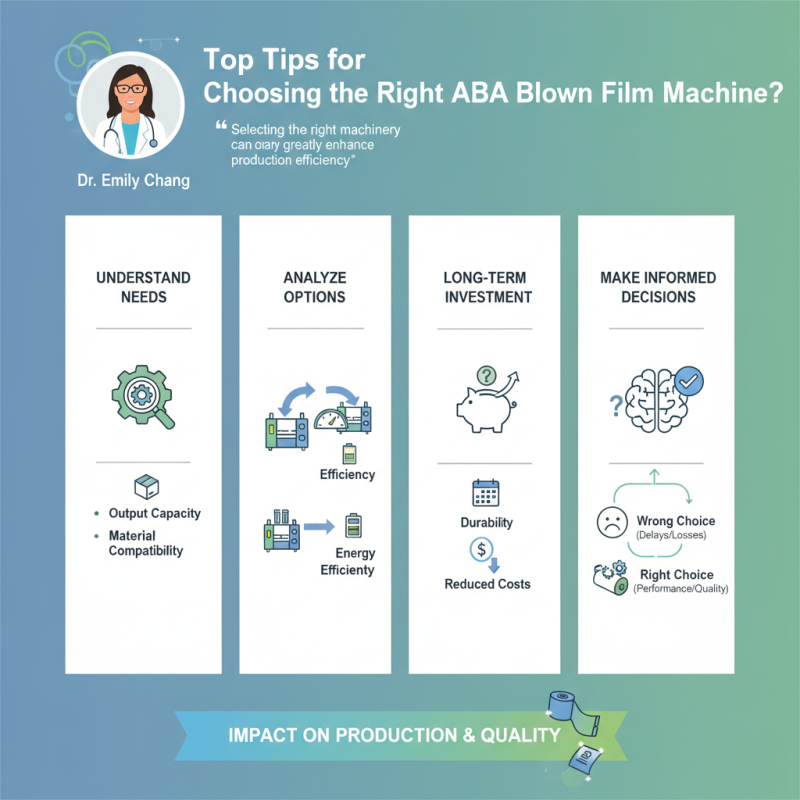 Top Tips for Choosing the Right ABA Blown Film Machine?
