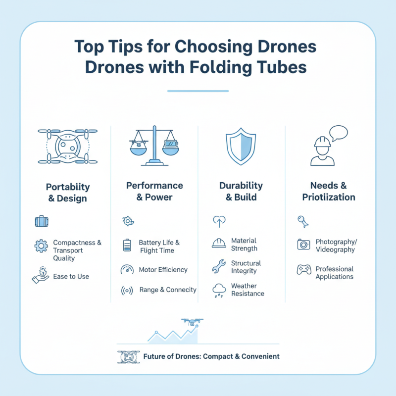 Top Tips for Choosing Drones with Folding Tubes?