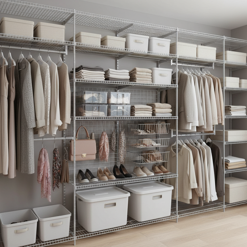 What is a closet wire shelving kit and how to choose one?