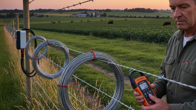 What is a high voltage output electric fence and how does it work?