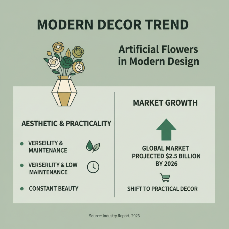 What is the Appeal of Artificial Flowers in Modern Decoration?
