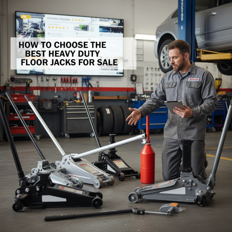 How to Choose the Best Heavy Duty Floor Jacks for Sale?