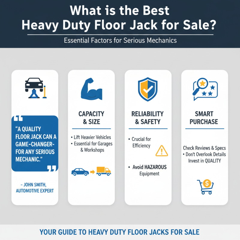 What is the Best Heavy Duty Floor Jack for Sale?