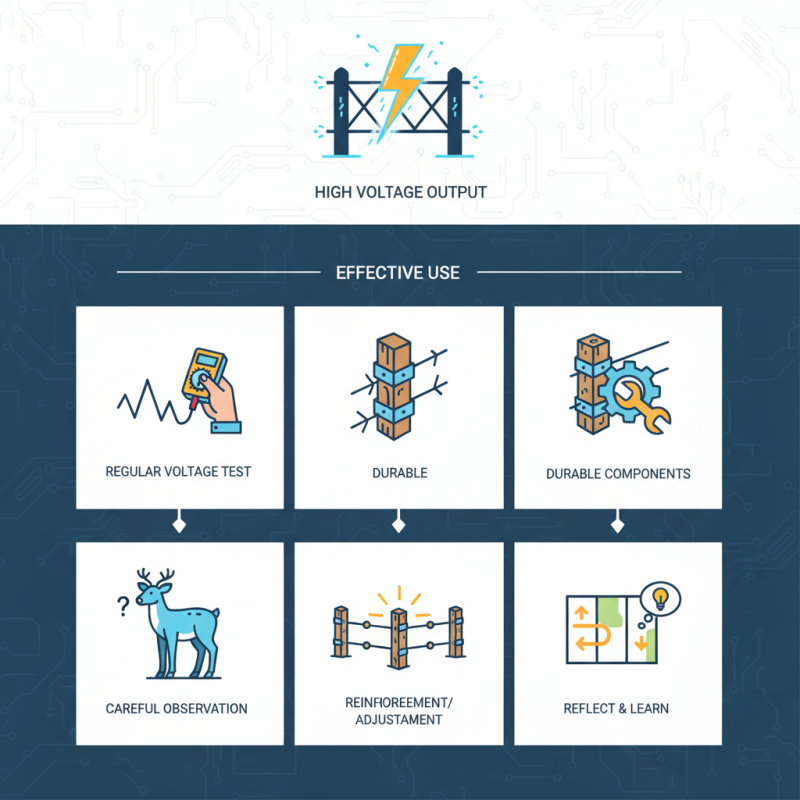 High Voltage Output Electric Fence Tips for Effective Use?