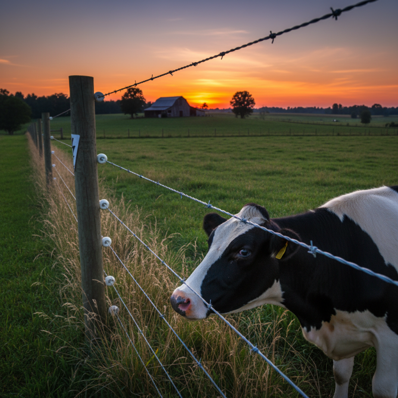 What is a high voltage output electric fence and how does it work?