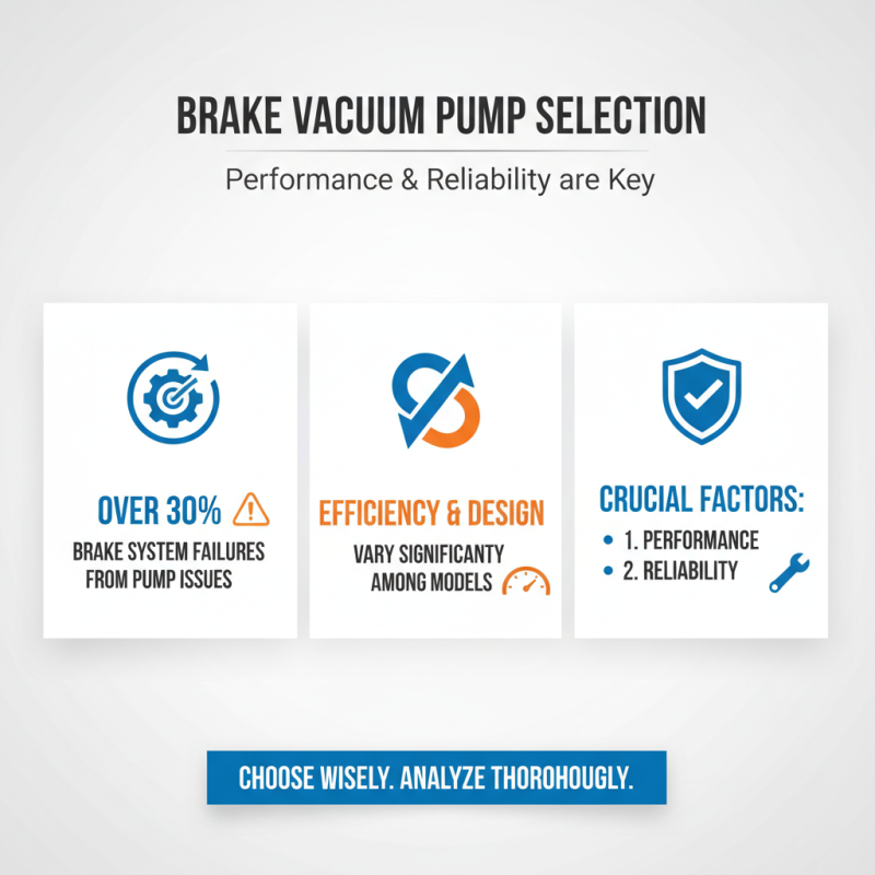 Top 10 Brake Vacuum Pump Models for Optimal Performance and Reliability