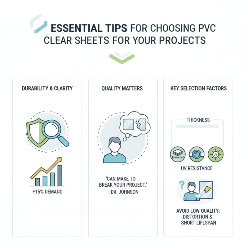 Essential Tips for Choosing PVC Clear Sheets for Your Projects?