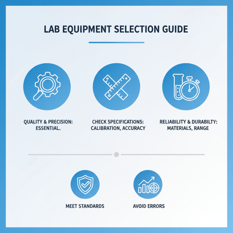 How to Choose the Right Lab Equipment for Your Experiments?