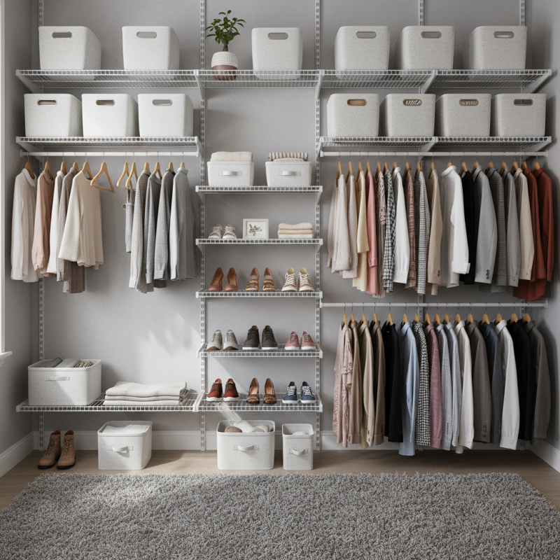 What is a closet wire shelving kit and how to choose one?