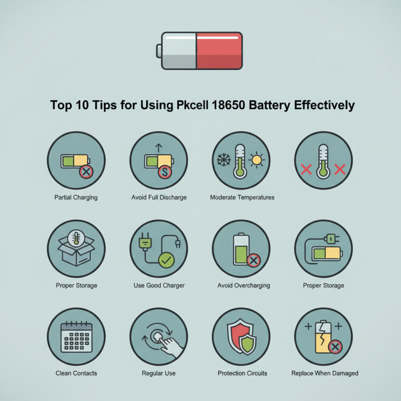 Top 10 Tips for Using Pkcell 18650 Battery Effectively?