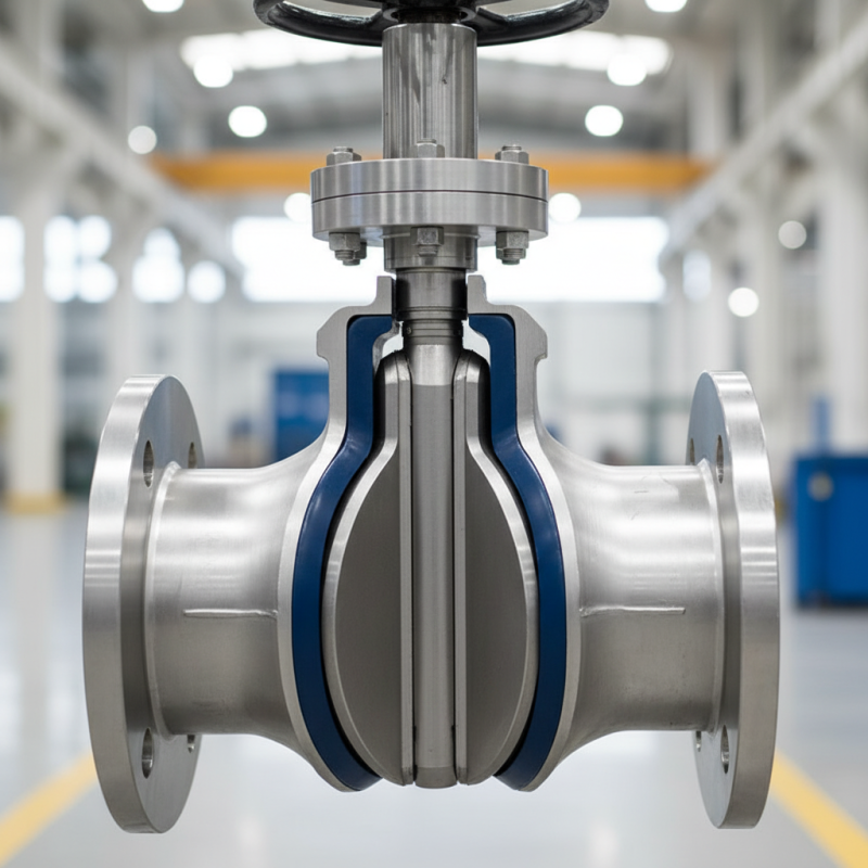 What is a double eccentric butterfly valve and how does it work?