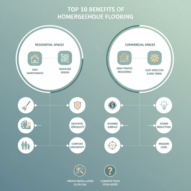 Top 10 Benefits of Using Homogeneous Floor for Your Space?