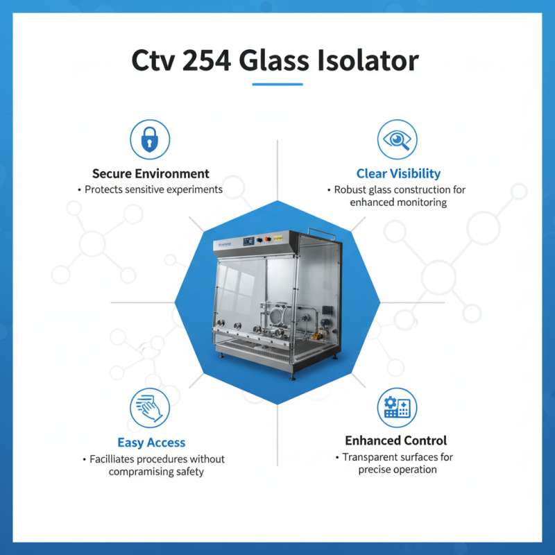 Why Choose Ctv 254 Isolator En Verre for Your Laboratory Needs?