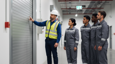 How to Use a Roll Down Fire Door Safely and Effectively?