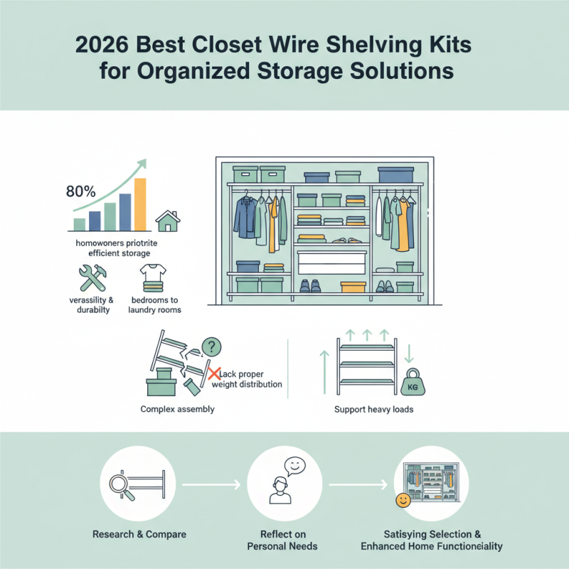 2026 Best Closet Wire Shelving Kits for Organized Storage Solutions?