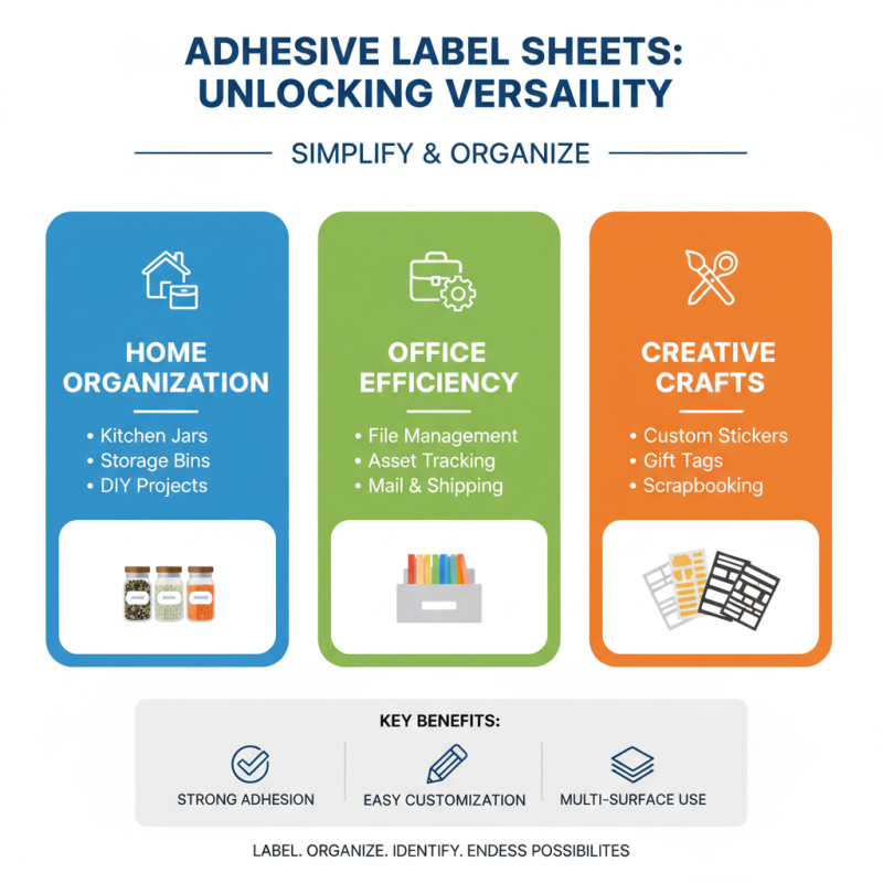 What is Adhesive Label Sheets and How Are They Used?