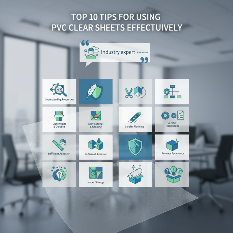 Top 10 Tips for Using PVC Clear Sheets Effectively?