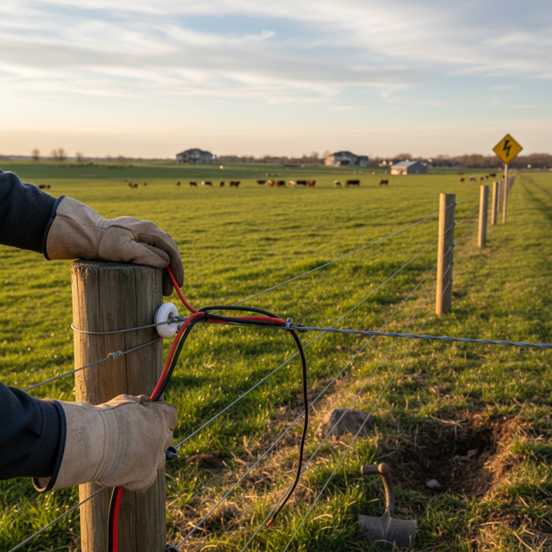 How to Install a High Voltage Output Electric Fence Safely?