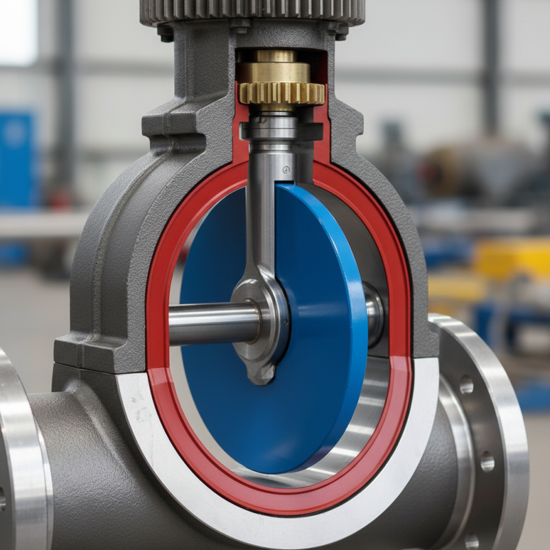 What is a double eccentric butterfly valve and how does it work?