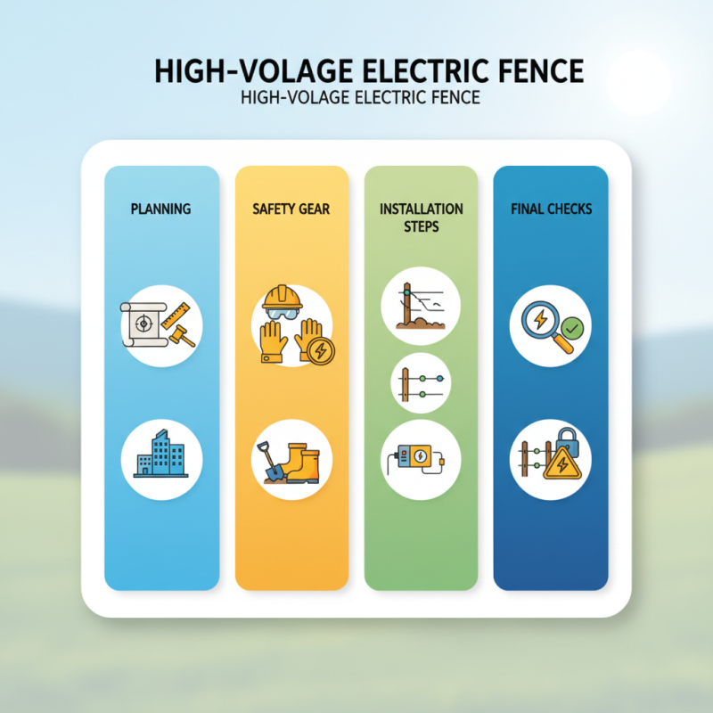 How to Safely Install a High Voltage Output Electric Fence?