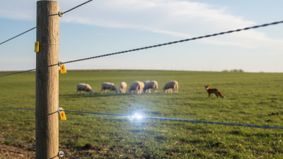 What is a high voltage output electric fence and how does it work?