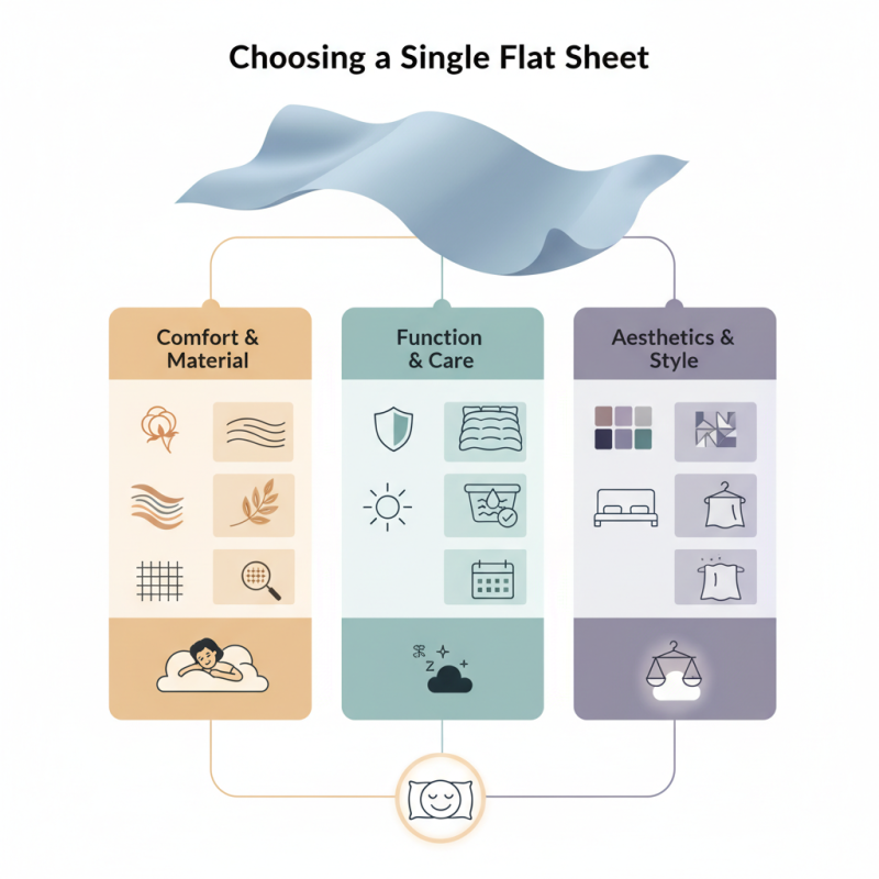 What is a single flat sheet and how to choose the best one?