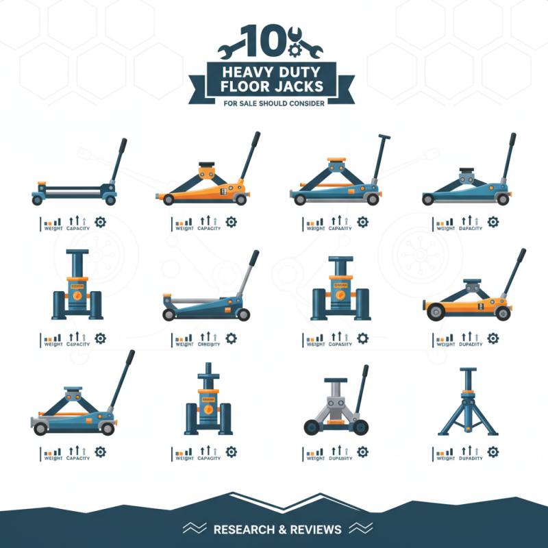 Top 10 Heavy Duty Floor Jacks for Sale You Should Consider