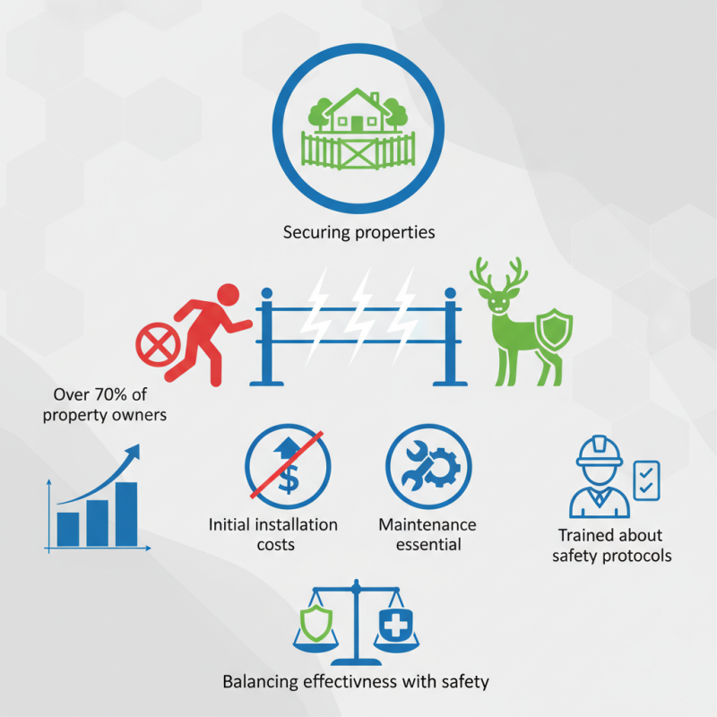 What is a high voltage output electric fence and how does it work?