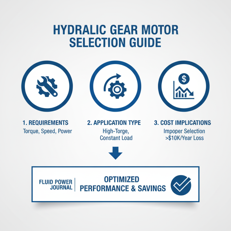 How to Choose the Right Hydraulic Gear Motor for Your Needs?